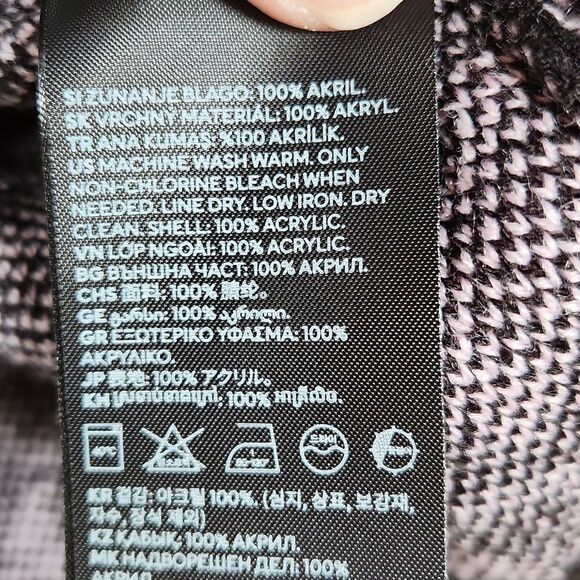 🔸️NWT H&M Divided Black & Pink Short Sleeve Cropped Sweater - Picture 12 of 16